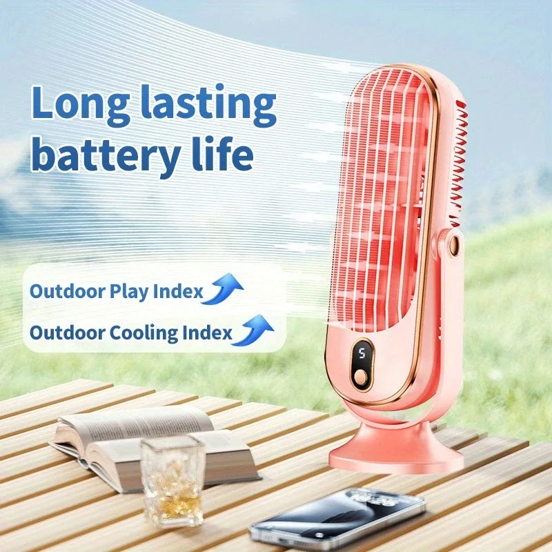 Portable Air Cooler Fan – 5-Speed 720° Dual Motor Cooling Portable Cooling Fan PLUSH