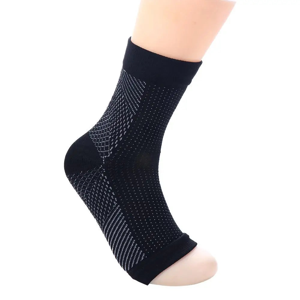 Foot Heel Compression Sleeve & Ankle Brace Support – 1 Pair Ankle Compression Sleeve PLUSH
