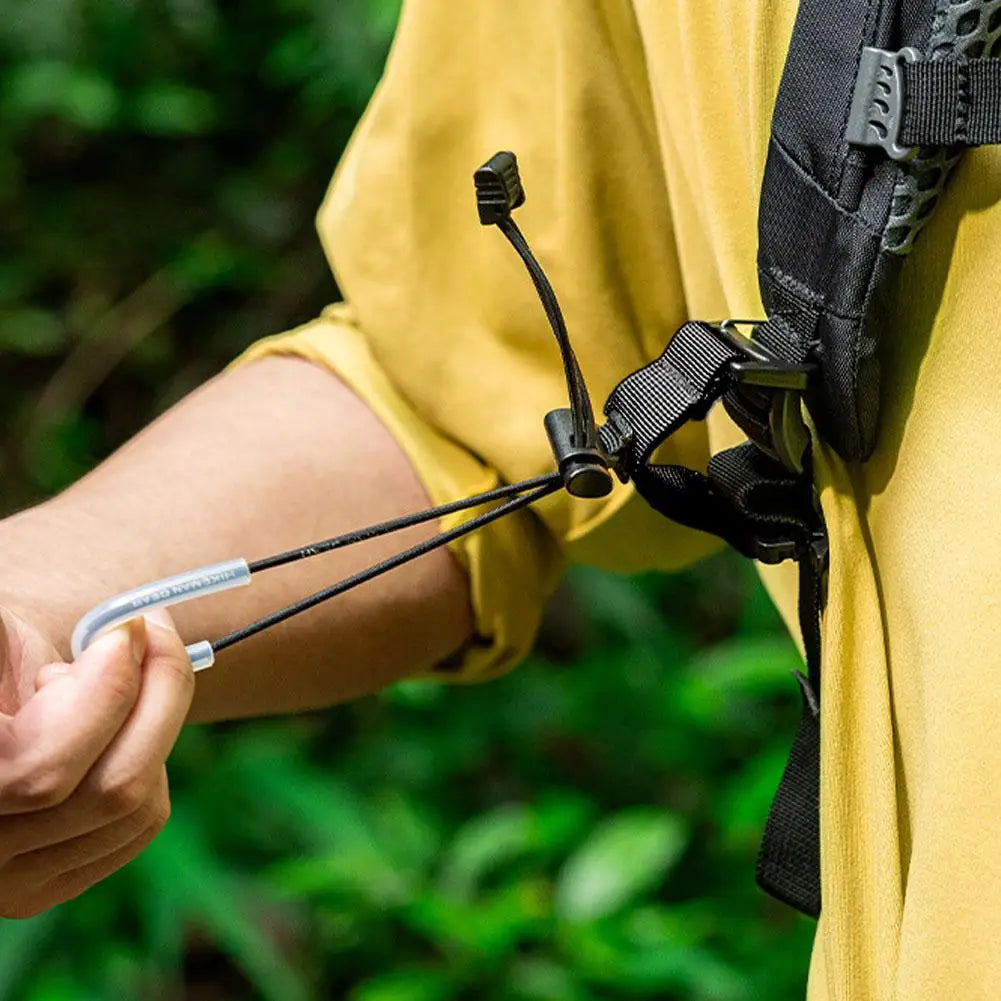 Trekking Pole Holder Strap – Hands-Free Backpack Organizer Hiking Pole Strap PLUSH