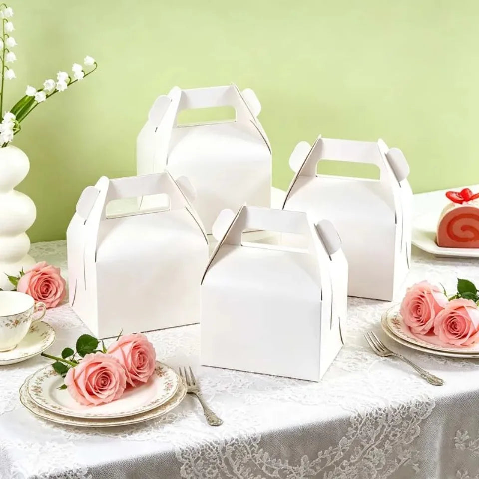 Kraft Paper Gift Boxes 10/20pcs – DIY Party & Wedding Packaging Gift Packaging Boxes PLUSH