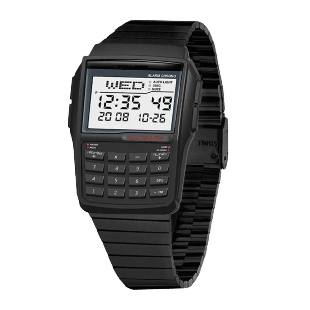 Men's LED Digital Watch – Waterproof, Alarm & Shock Resistant Digital LED Watch PLUSH Style 7