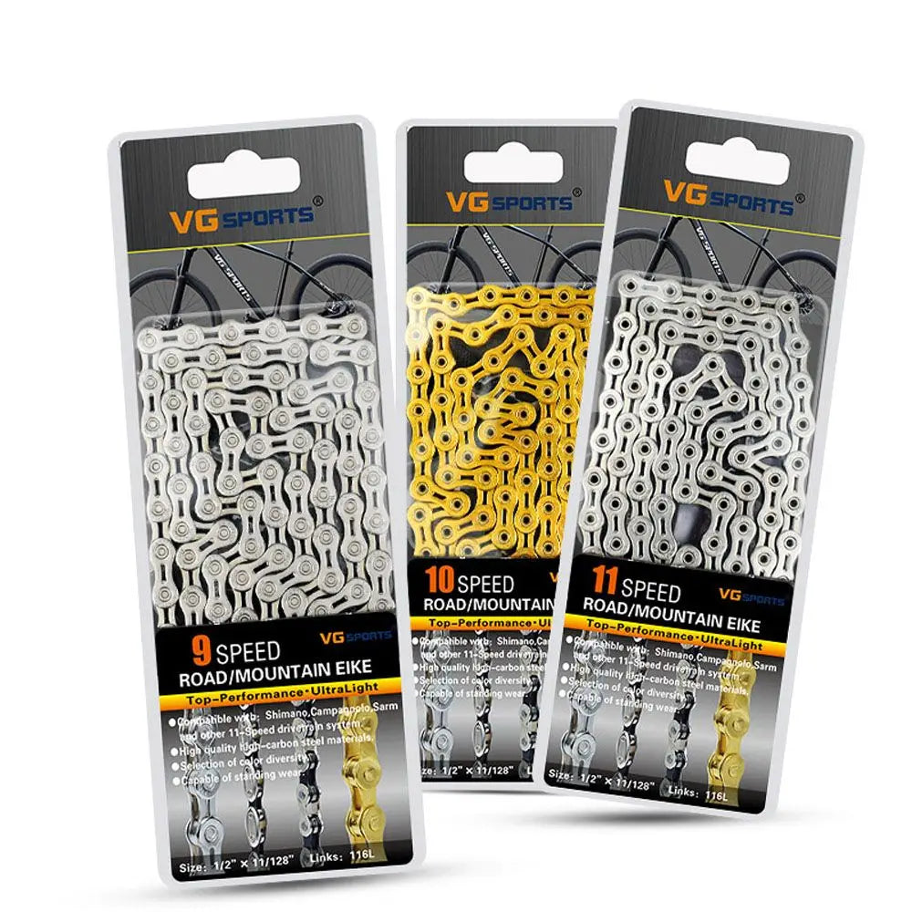 Half Hollow Bike Chain 8/9/10/11 Speed – Mountain & Road Bicycle Chain PLUSH
