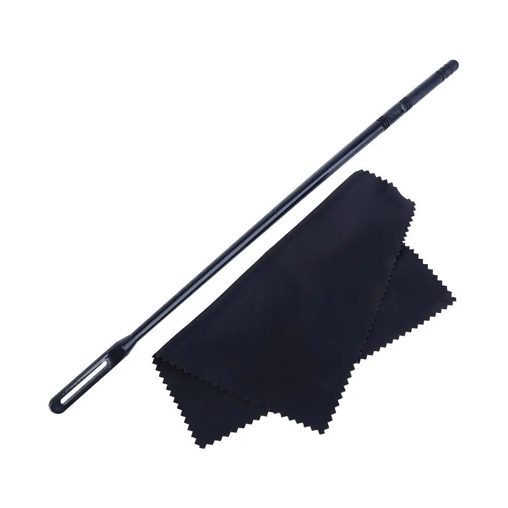 Flute & Piccolo Cleaning Kit – Plastic Rod & Cloth Swab Woodwind Cleaning Kit PLUSH