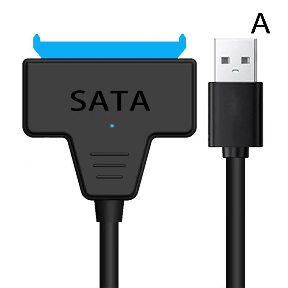 USB 3.0 / USB-C to SATA Adapter Cable with Power Port SATA Adapter Cable PLUSH A