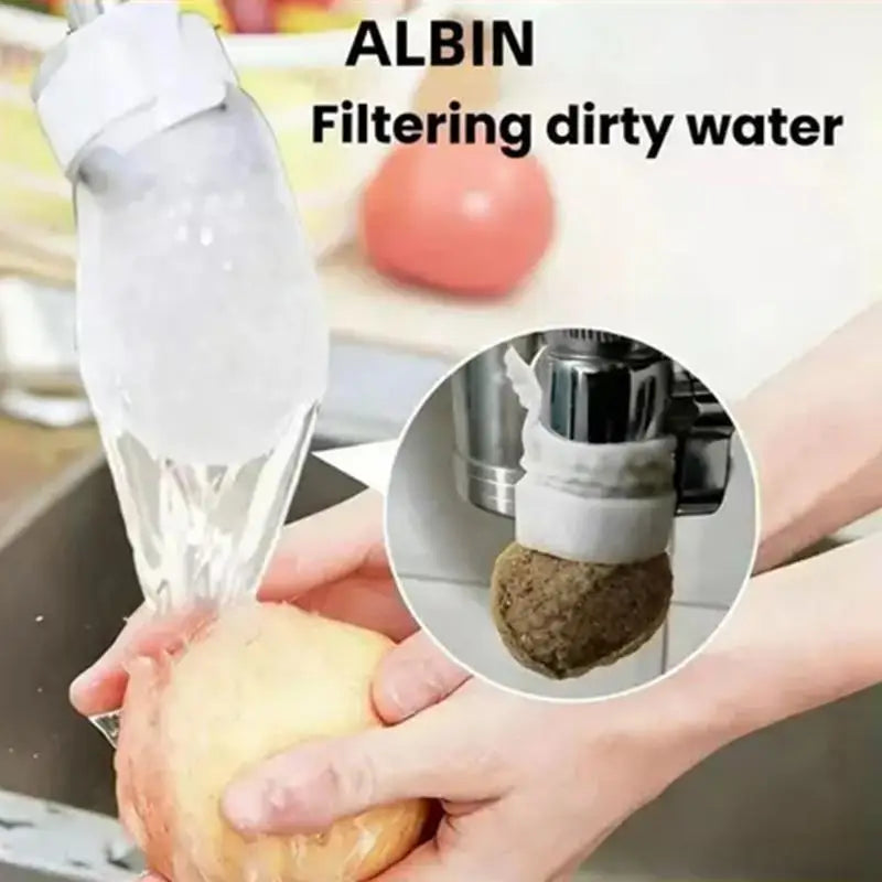 Cotton Faucet Filter – Sand, Rust & Sediment Removal 10/20/50 Pack Faucet Water Filter PLUSH