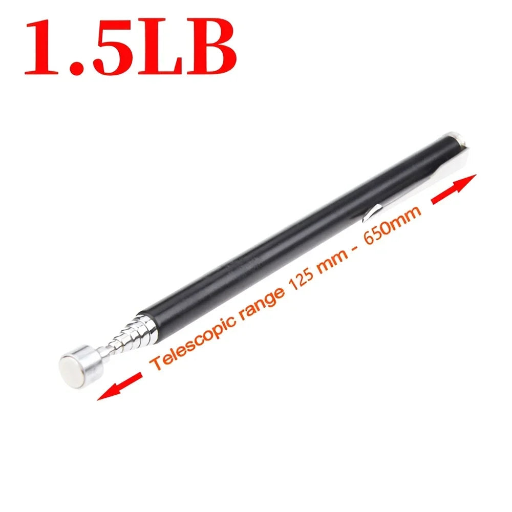 Telescopic Magnetic Pickup Tool – Extendable Magnet Pen Magnetic Pickup Tool PLUSH 1.5LB Black