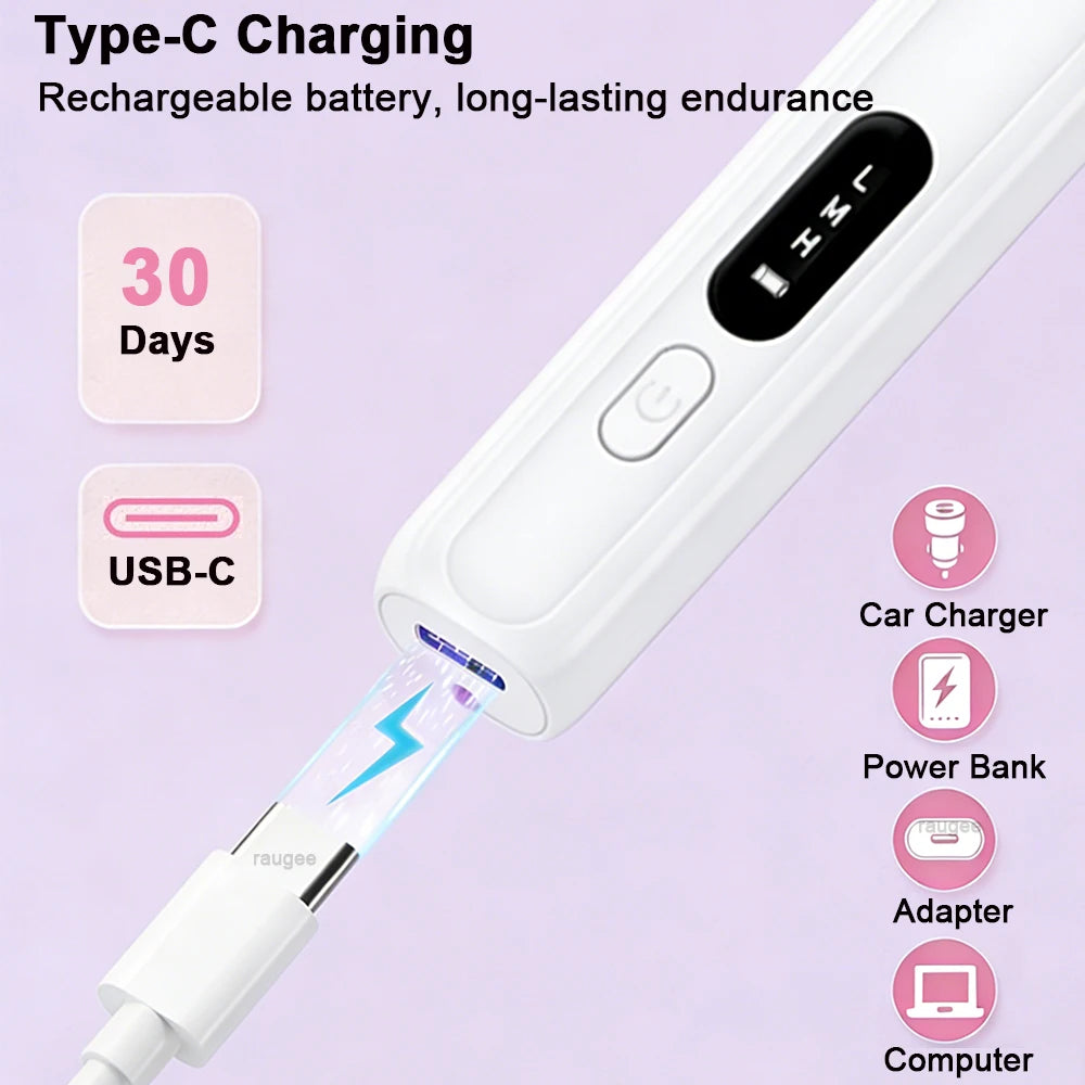 PEICON Electric Eyebrow Trimmer & Facial Hair Remover Electric Eyebrow Trimmer PLUSH