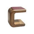 Wooden Watch Stand with Leather Pad – Jewelry Display Rack Watch Display Stand PLUSH 1 pc watch stand