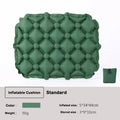Inflatable Seat Cushion – Lightweight Travel & Camping Sitting Pad Inflatable Seat Cushion PLUSH Green See below for size descriptions