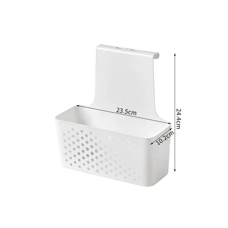 Over Cabinet Door Hanging Storage Basket – No-Drill Organizer Cabinet Door Organizer PLUSH S