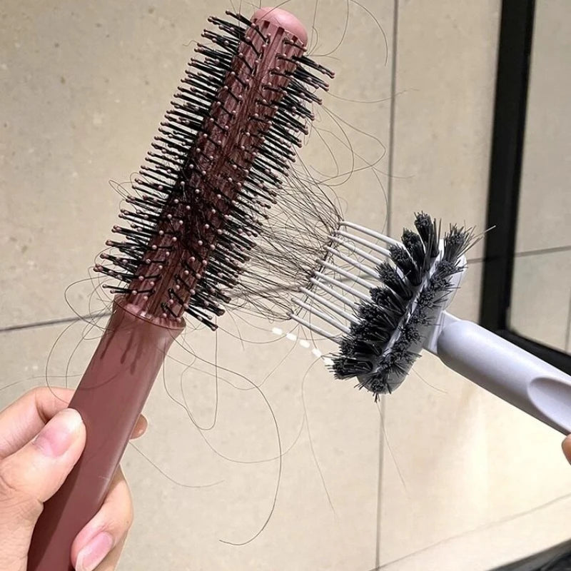 2-in-1 Hair Brush & Comb Cleaning Tool – Dust Remover Hair Brush Cleaner PLUSH