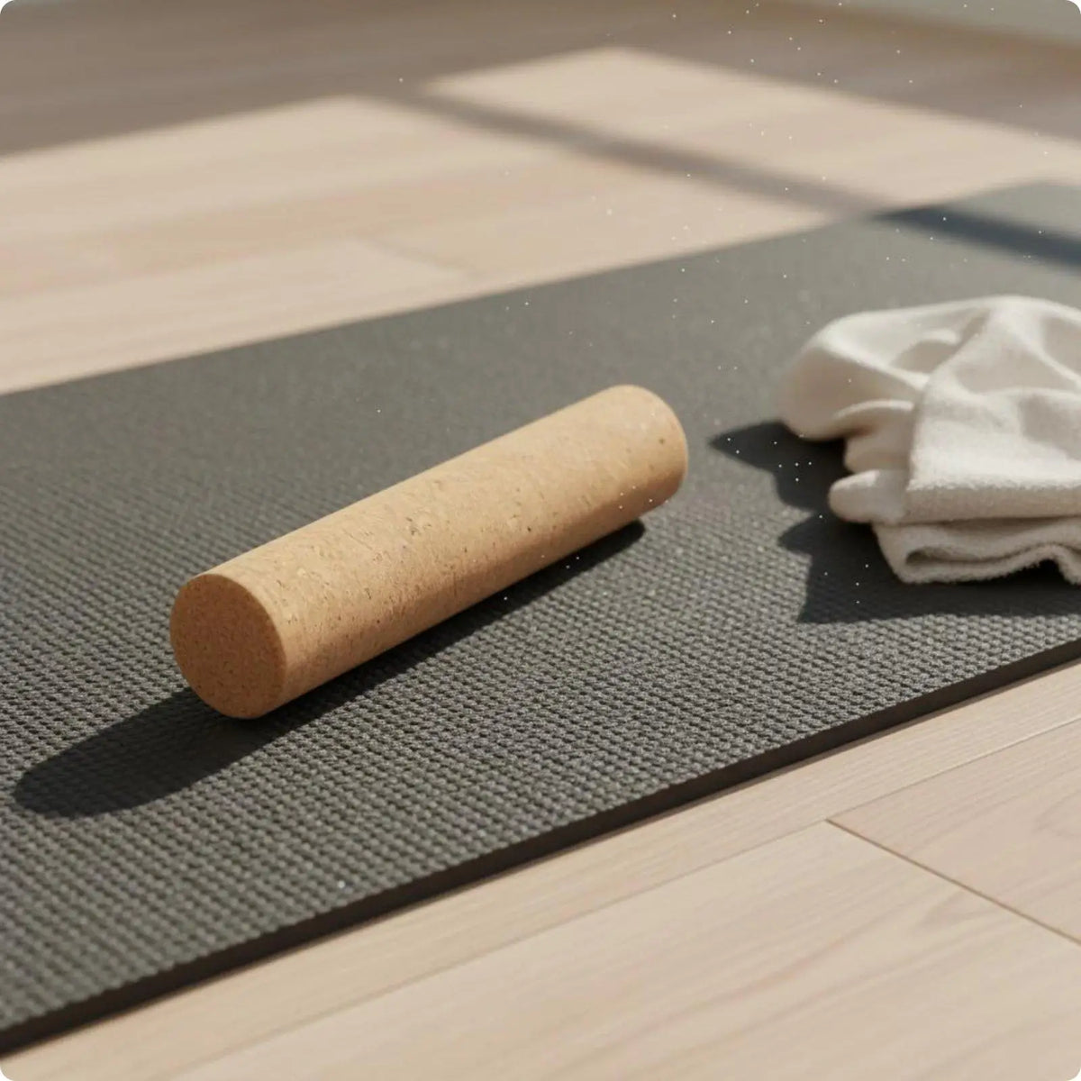 Mini Cork Foam Roller – Portable Handheld Massage Roller Cork Foam Roller PLUSH