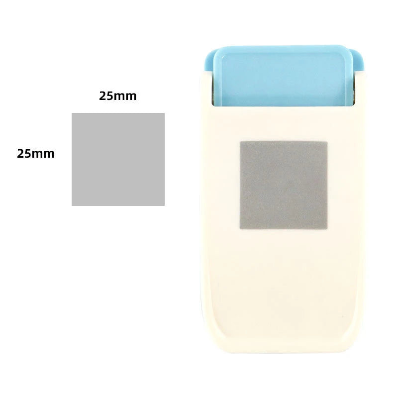 2-in-1 Postage Stamp Paper Punch – DIY Scrapbooking Tool Paper Craft Punch PLUSH 2.5CM x 2.5CM