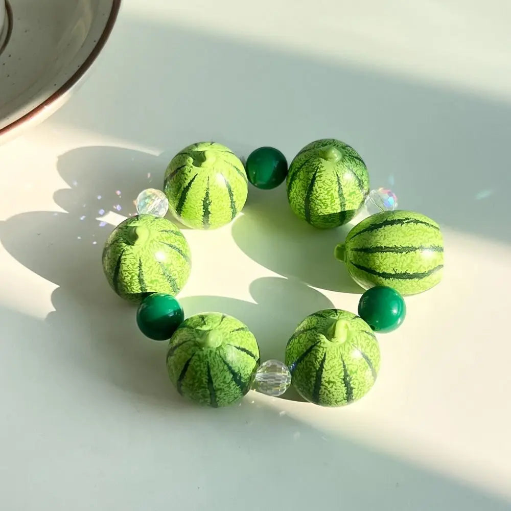Resin Fruit Beaded Bracelet | Y2K Boho Summer Jewelry Beaded Bracelet PLUSH