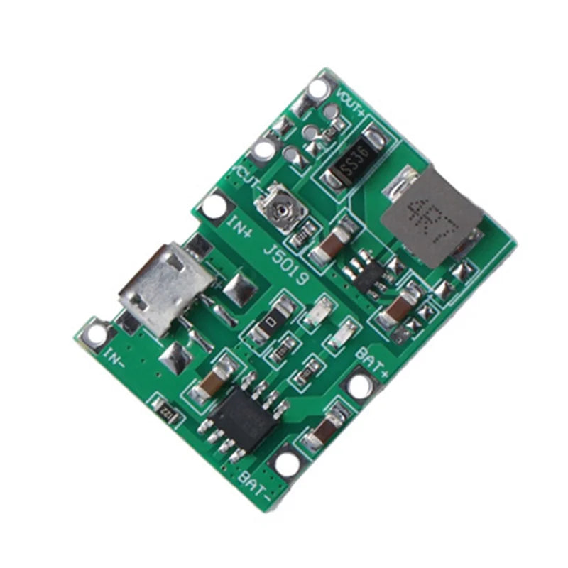 USB 18650 Li-ion Battery Charger & Step-Up Boost Module Battery Charger Module PLUSH