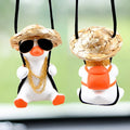 Swinging Duck Car Pendant – Rearview Mirror Ornament Car Mirror Ornament PLUSH Duck5