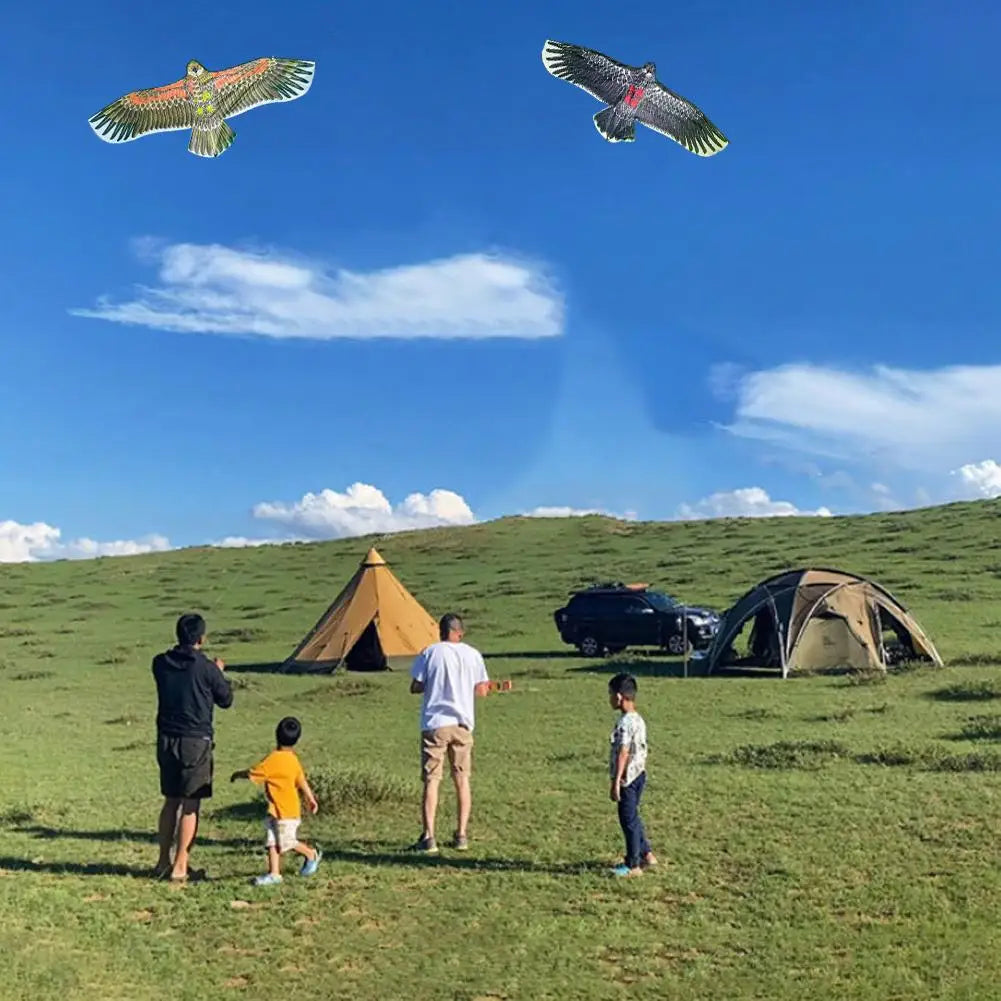 Large Eagle Kite with 30m Line – Outdoor Toy for Kids & Family Outdoor Flying Kite PLUSH
