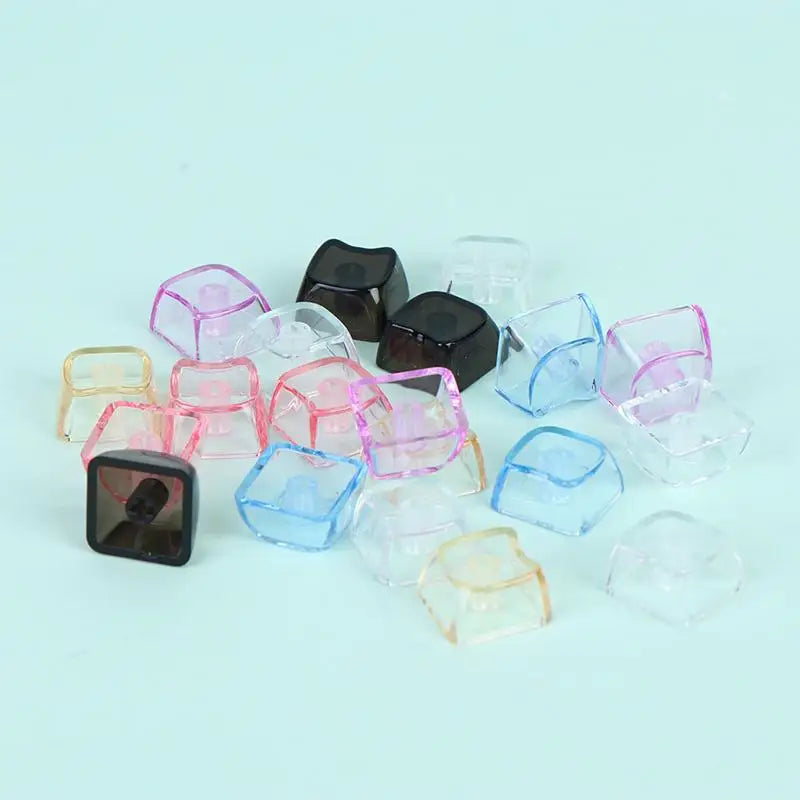 Cat Shaped Transparent Keycaps 10/20pcs – PC DIY Keyboard Mechanical Keycaps PLUSH