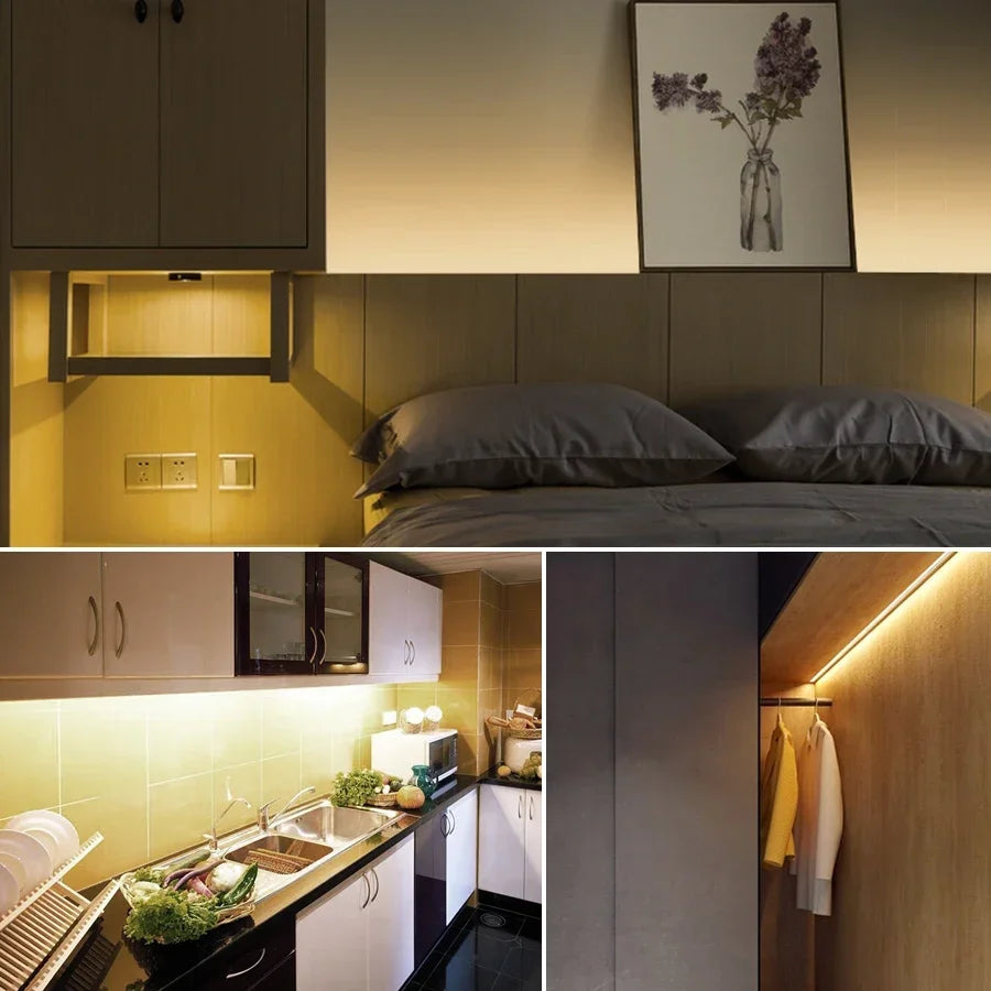 USB LED Strip Light 1–10M Hand Wave Sensor | Cabinet & TV Backlight LED Strip Light PLUSH