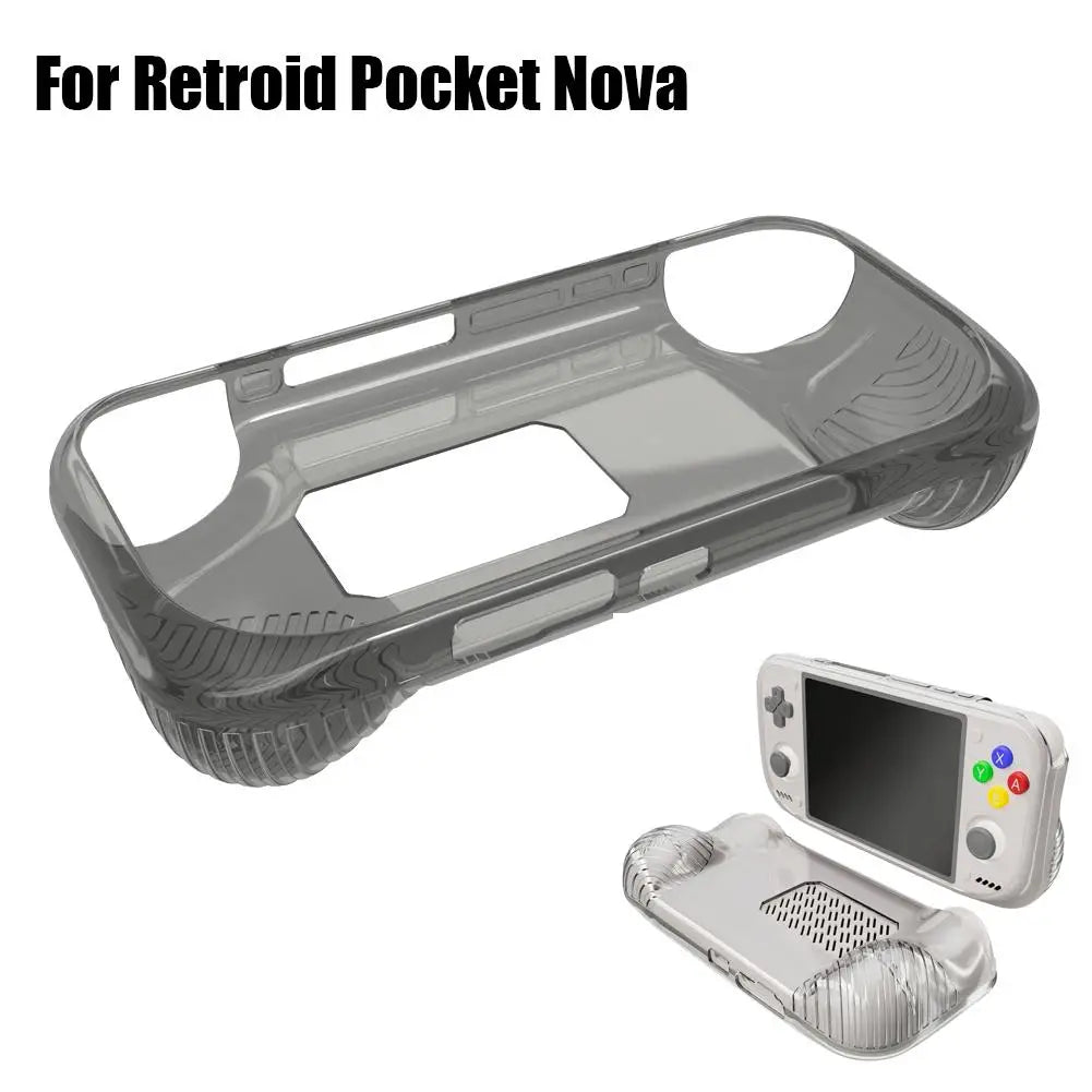 TPU Case for Retroid Pocket Nova – Clear Protective Soft Shell Console Protective Case PLUSH B