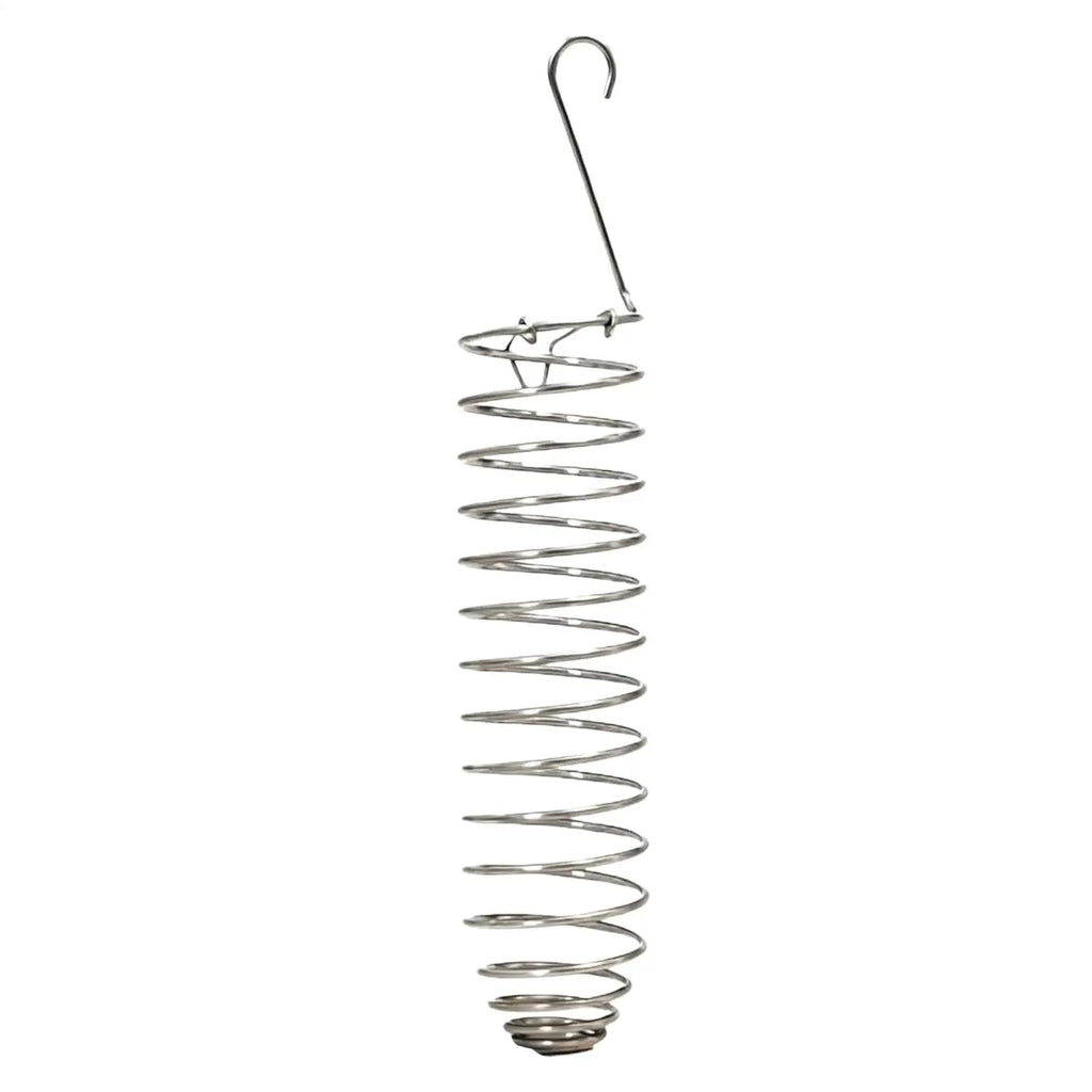 Stainless Steel Spiral Parrot Forager Feeder – Fruit & Veg Basket Bird Forager Feeder PLUSH