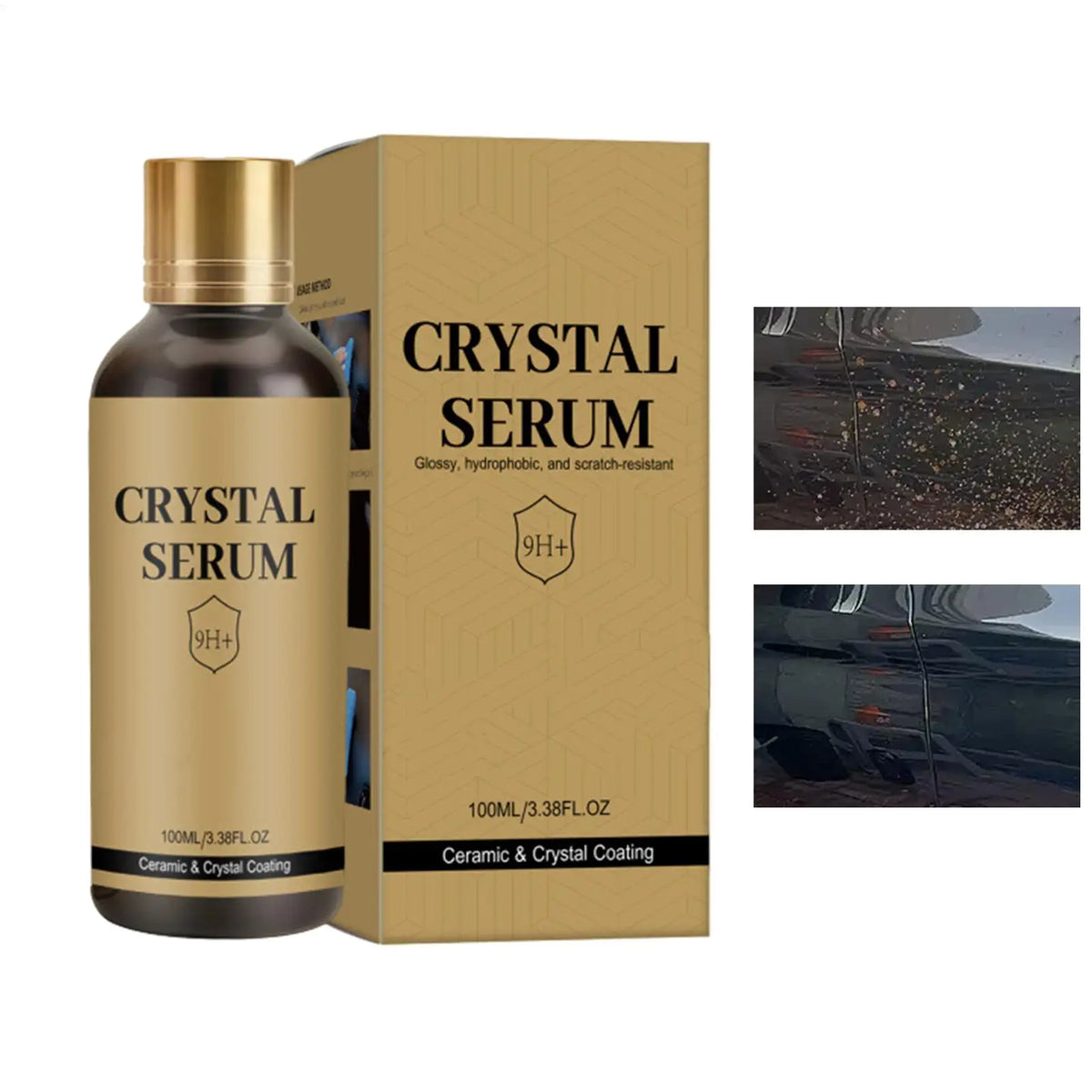 Ceramic Car Coating Kit 100ml – Gloss & Hydrophobic Shield Car Ceramic Coating PLUSH