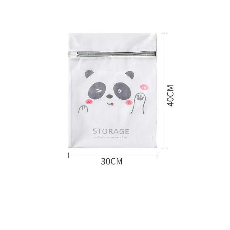 Panda Mesh Laundry Bag – Zip Wash Bag for Bras & Delicates Mesh Laundry Bag PLUSH Laundry bag 4030