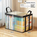 Clear PVC Organizer Box Flip Lid – Multi-Purpose Storage PVC Storage Box PLUSH Black M