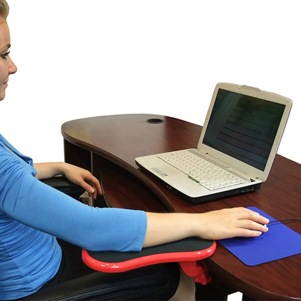 Adjustable Computer Armrest Ergonomic Wrist Rest Desk Extender Ergonomic Armrest PLUSH