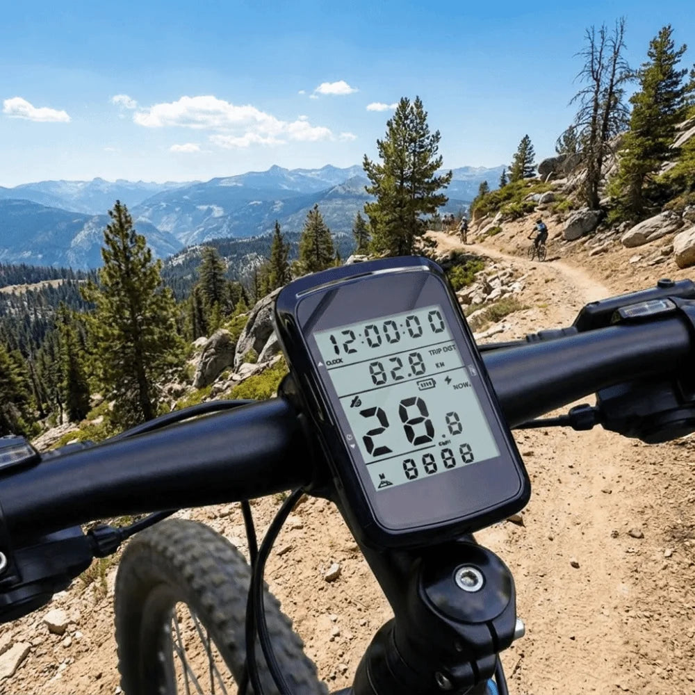 GPS Bike Speedometer 2.4" Screen Rechargeable Cycling Computer GPS Cycling Computer PLUSH