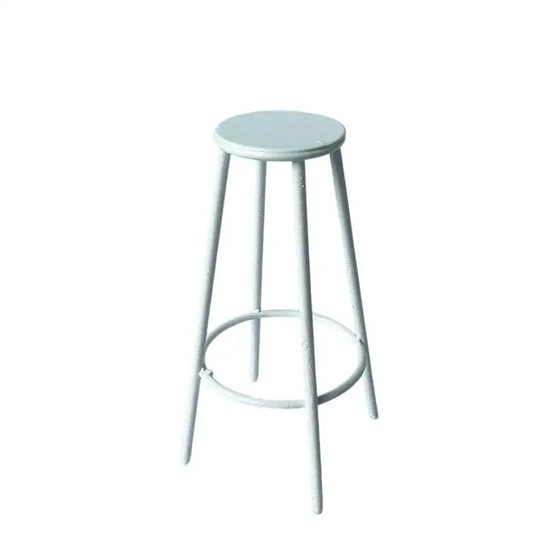 1:12 Miniature Metal Bar Stool for Dollhouse Decor | Collector Dollhouse Miniature Furniture PLUSH A3