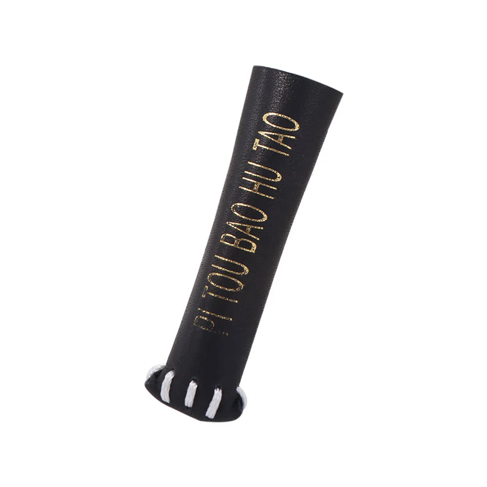 Leather Billiard Cue Tip Protector – Snooker & Pool Cover Cue Tip Protector PLUSH billiards13mm black