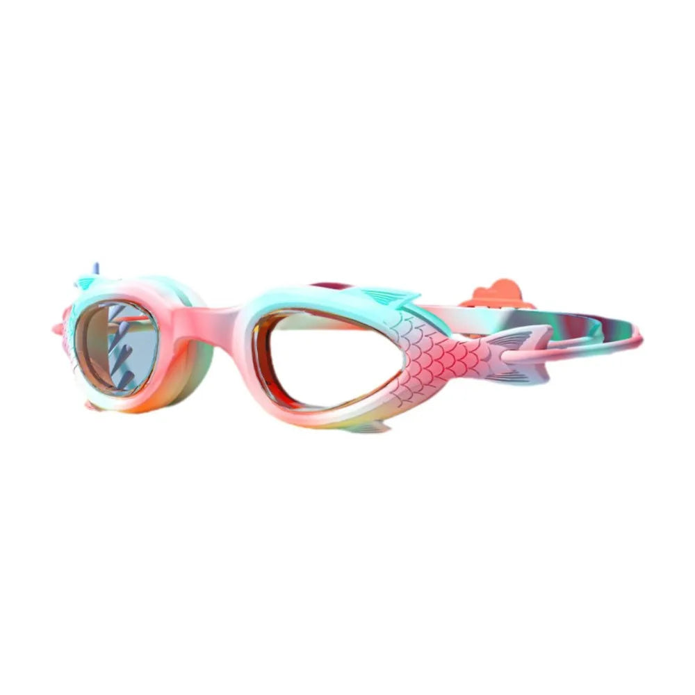 Kids Anti-Fog Swimming Goggles – HD Clear Waterproof Silicone Kids Swimming Goggles PLUSH Pink