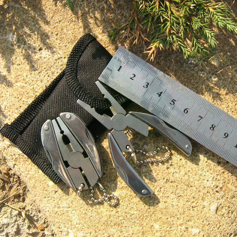Mini Multitool Pliers Keychain – Stainless Steel EDC Tool Multitool Keychain PLUSH