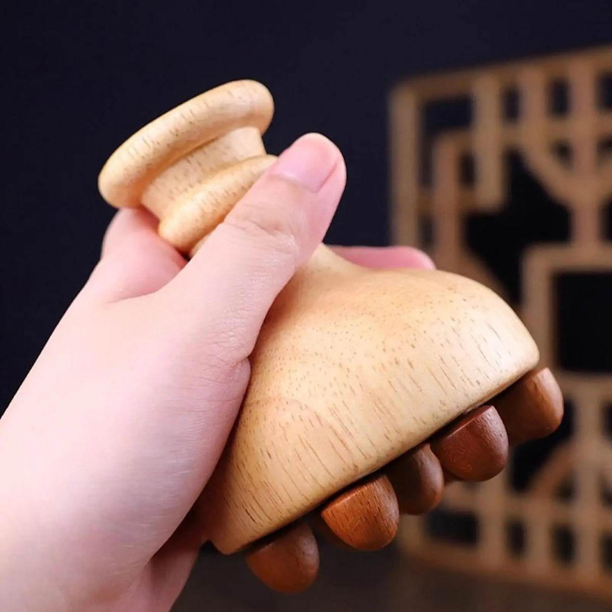 Wooden Gua Sha Massage Tool – Manual Body Massage Brush Wooden Massage Tool PLUSH