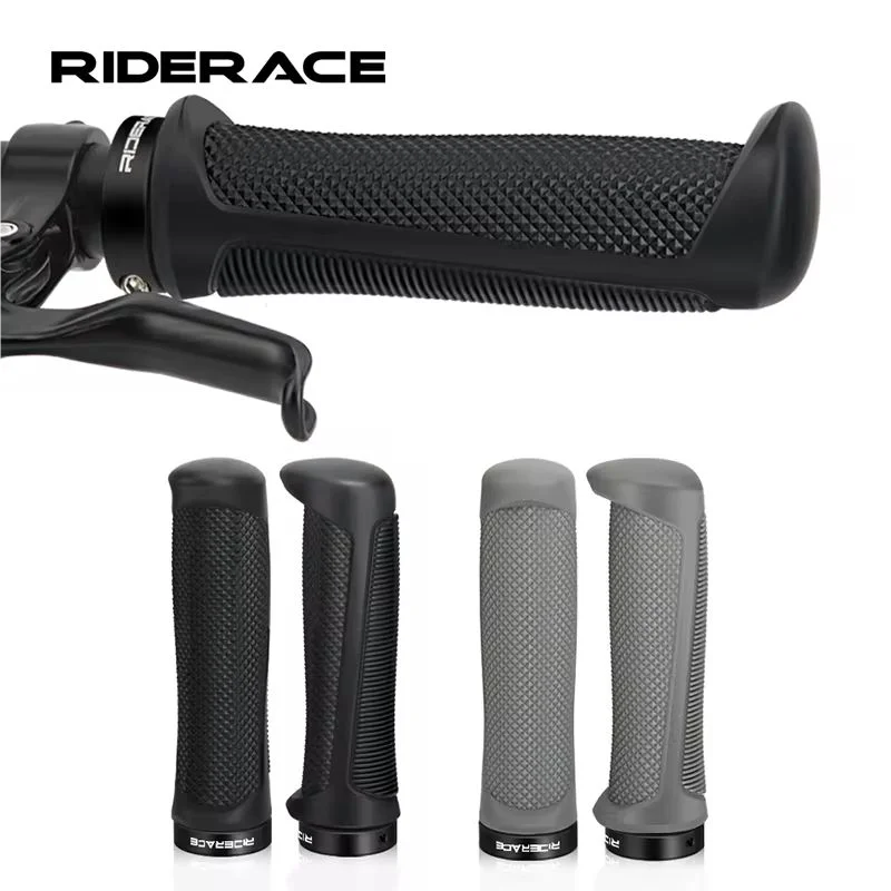 Lock-On Mountain Bike Handlebar Grips – Non-Slip TPR Rubber Bike Handlebar Grips PLUSH