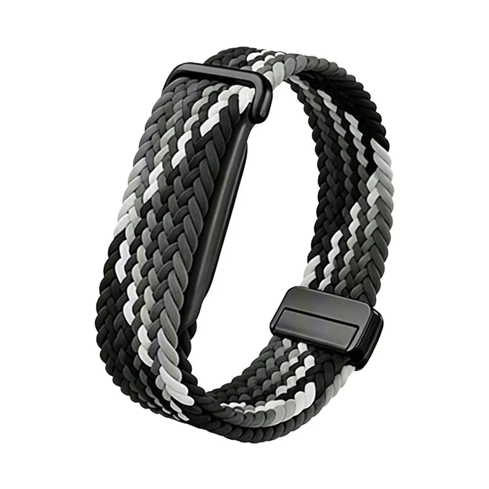 Braided Nylon Magnetic Band for Google Fitbit Air – 18mm Fitness Tracker Band PLUSH G