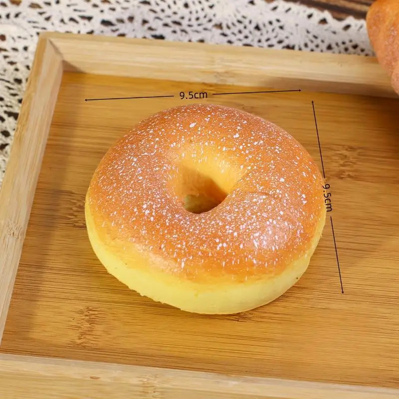 Simulation Bread Squeeze Fidget Toy – Squishy Food Novelty