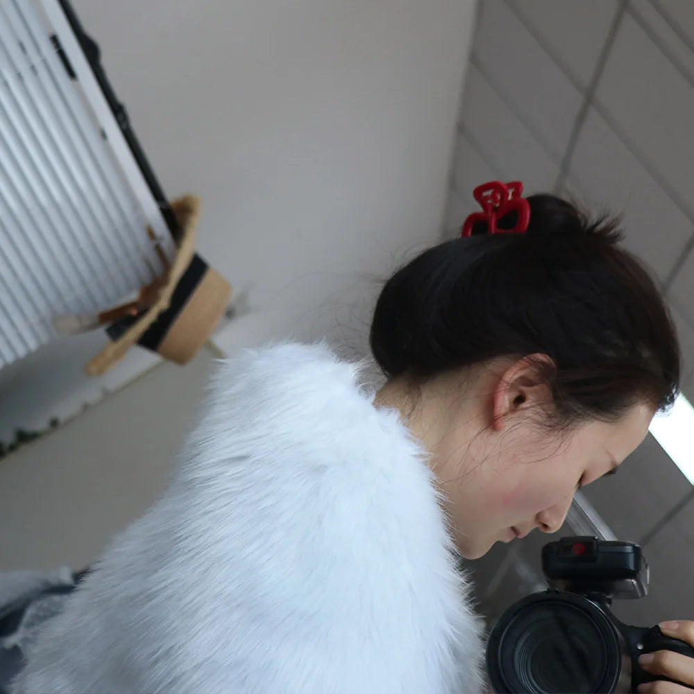 Luxury Faux Fur Bridal Shawl | White Wedding Wrap 175cm Bridal Fur Shawl PLUSH