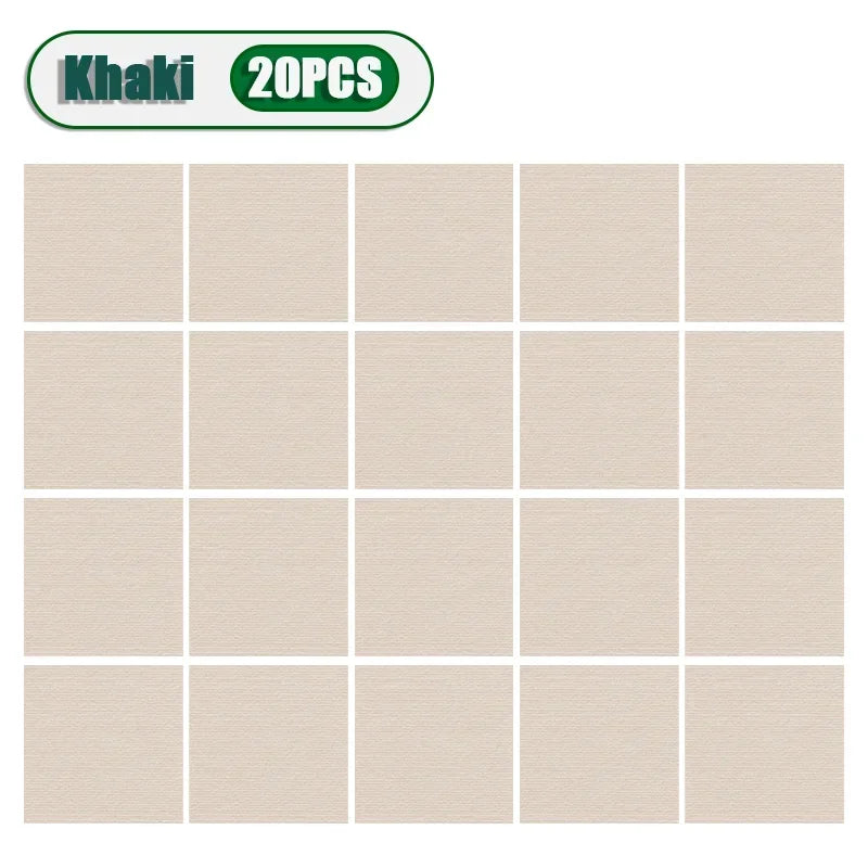 50pcs Peel & Stick Carpet Tiles 30x30cm – DIY Floor Mats