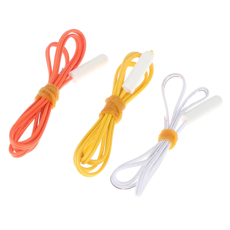 NTC Thermistor Fridge Sensor 2.1K/5K/10K – Thermostat Replacement Temperature Sensor PLUSH