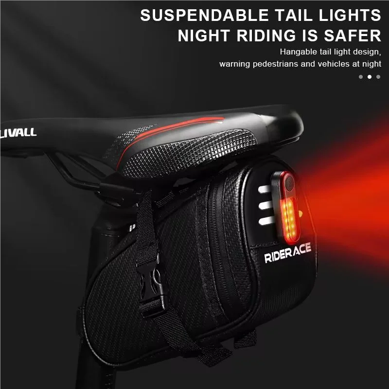 Waterproof Bike Saddle Bag – Reflective MTB & Road Seat Bag Bicycle Saddle Bag PLUSH