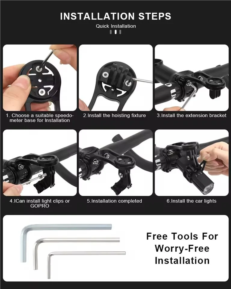 Bike Computer Handlebar Mount for Garmin, Bryton & Cateye Bike Computer Mount PLUSH