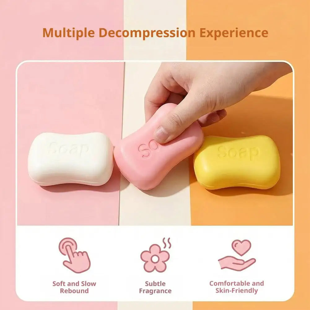 Slow Rebound PU Soap Squeeze Toy – Desk Fidget for Students Squishy Fidget Toy PLUSH