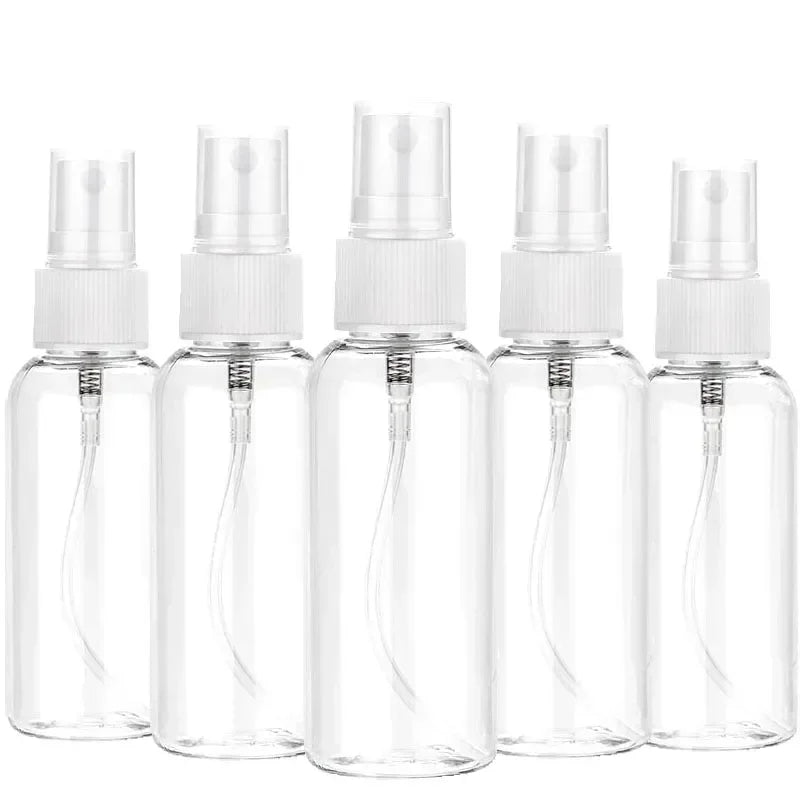 Clear Refillable PET Spray Bottles 10–100ml | Perfume Atomizer Refillable Spray Bottle PLUSH