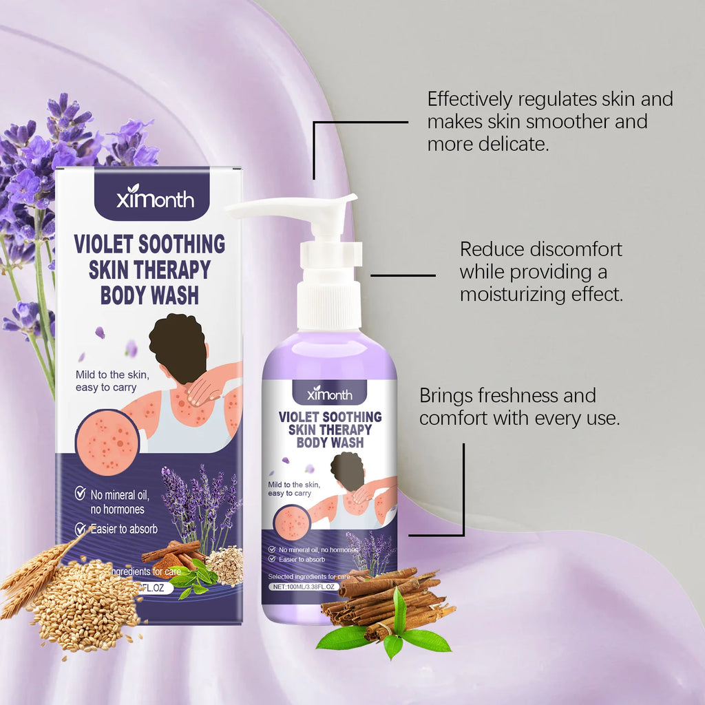 Violet Shower Gel – Nourishing Fragrant Body Wash 100ml Shower Gel PLUSH