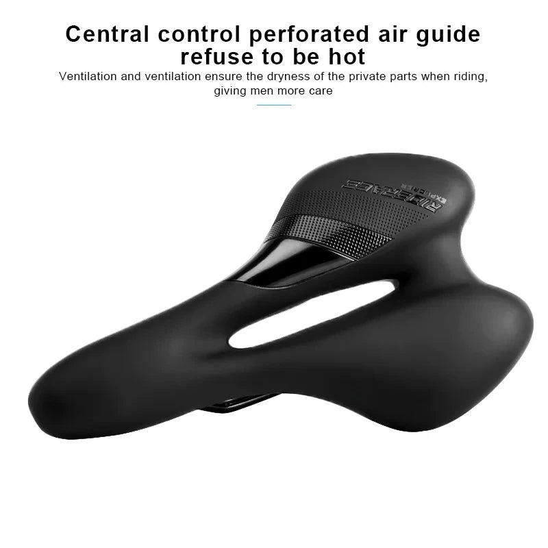 Hollow MTB & Road Bike Saddle – Unisex PU Leather Seat Bike Saddle PLUSH