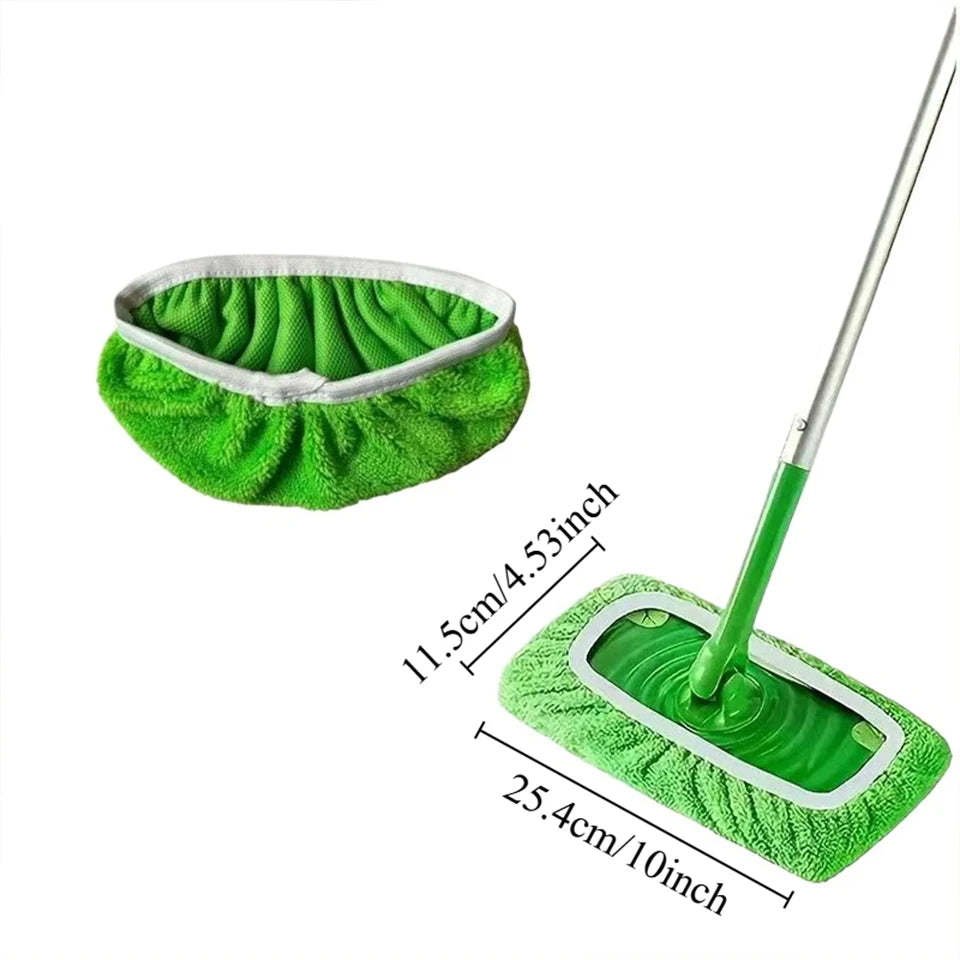 Microfiber Flat Mop Refill Pads – Wet & Dry Floor Cleaning Mop Refill Pads PLUSH