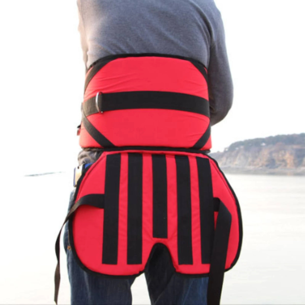 Fishing Waist Belt with Seat Cushion & Rod Holder | Adjustable Fishing Waist Belt PLUSH