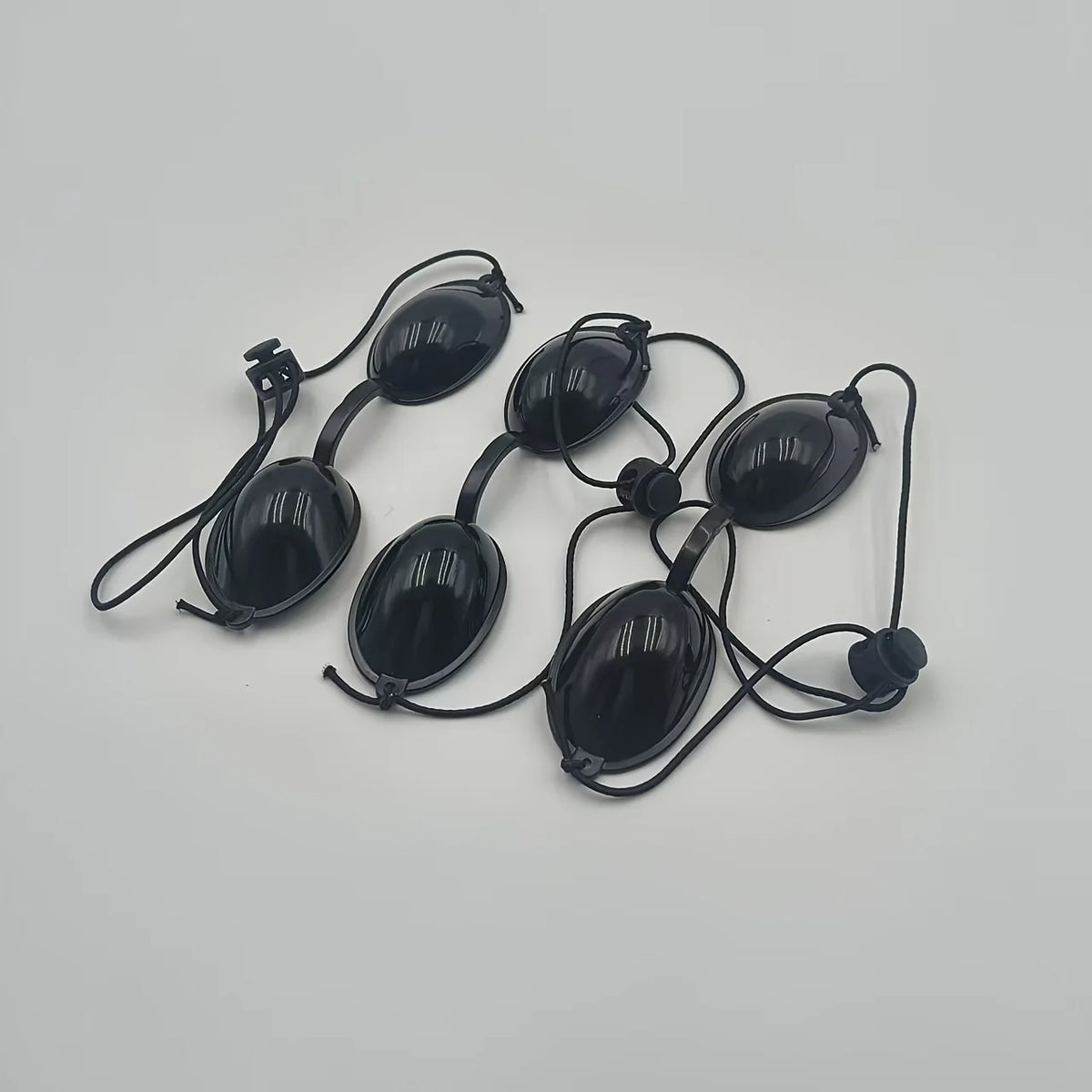 Red Light Therapy Glasses – See-Through Tanning Safety Goggles Eye Protection Goggles PLUSH 3PCS